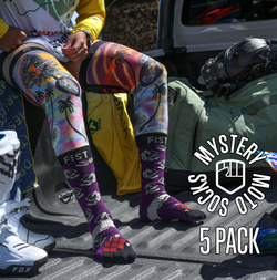Mystery Moto Socks - 5 Pack