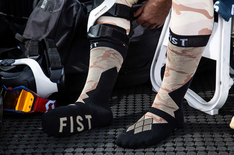 Standstorm Camo Moto Sock