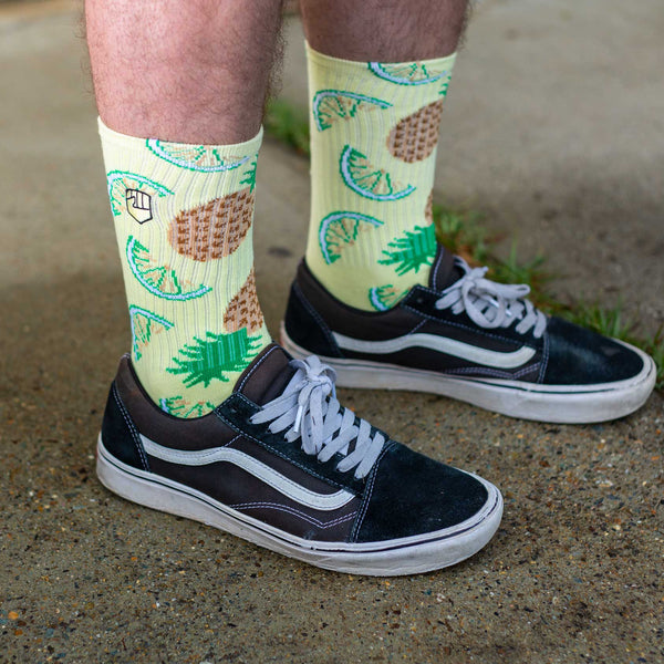 The Pina Colada Crew Sock