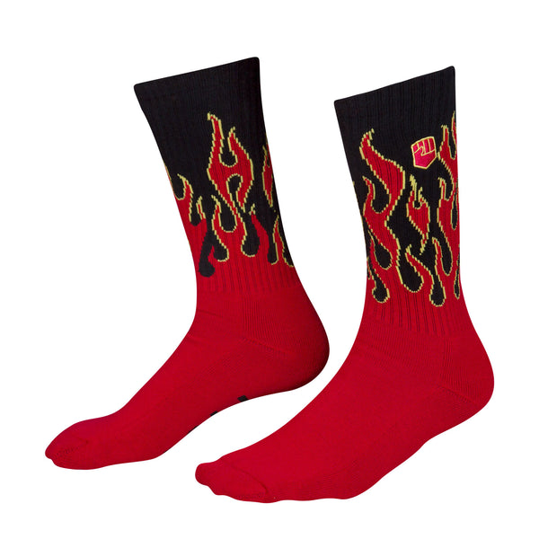 Flaming Hawt Crew Sock