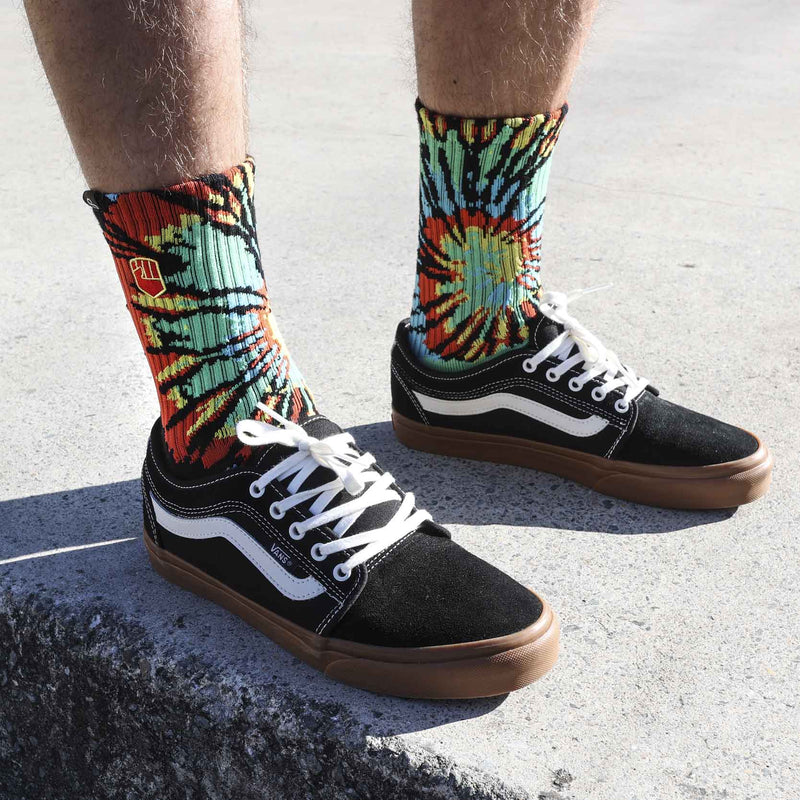 Dye Tie 2 Crew Sock