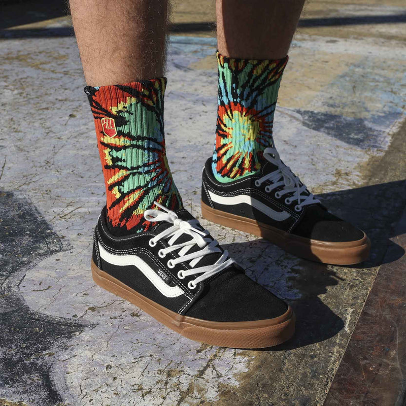 Dye Tie 2 Crew Sock