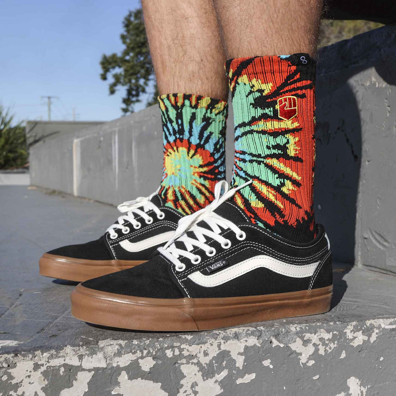 Dye Tie 2 Crew Sock