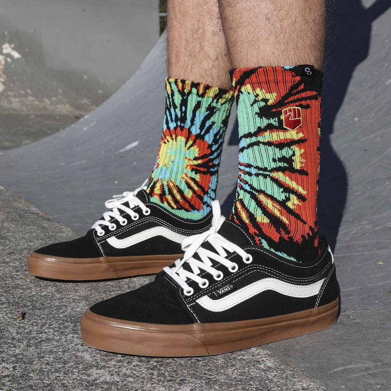 Dye Tie 2 Crew Sock