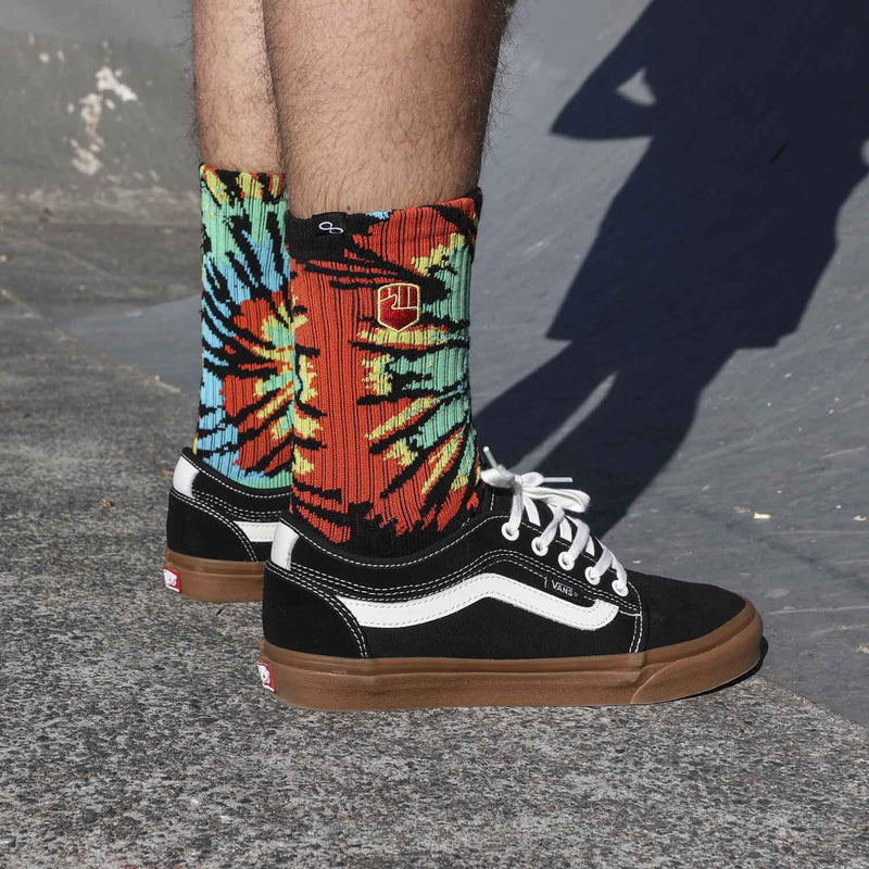 Dye Tie 2 Crew Sock