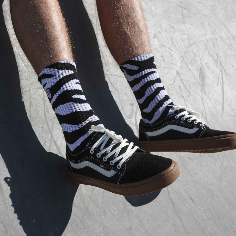 Zebra Crew Sock