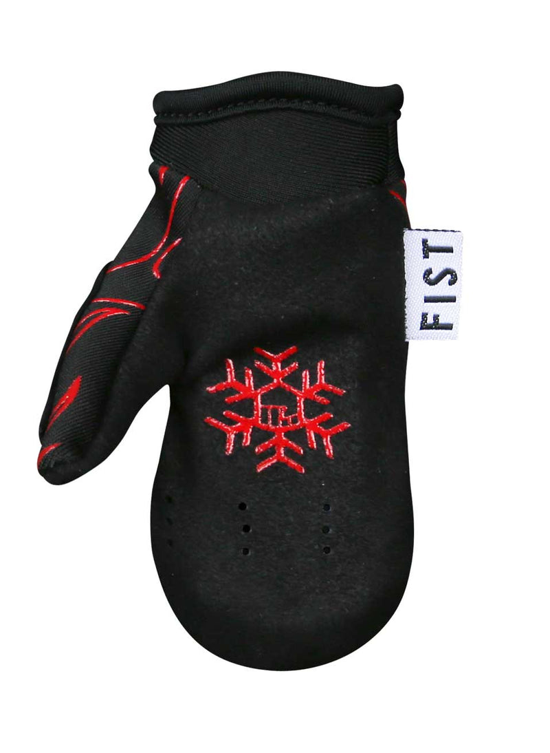 Frosty Fingers - Red Flame Cold Weather - Baby Mitts