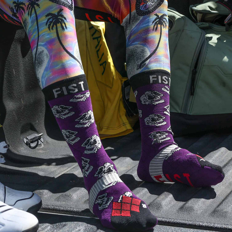 Throw Down Moto Sock